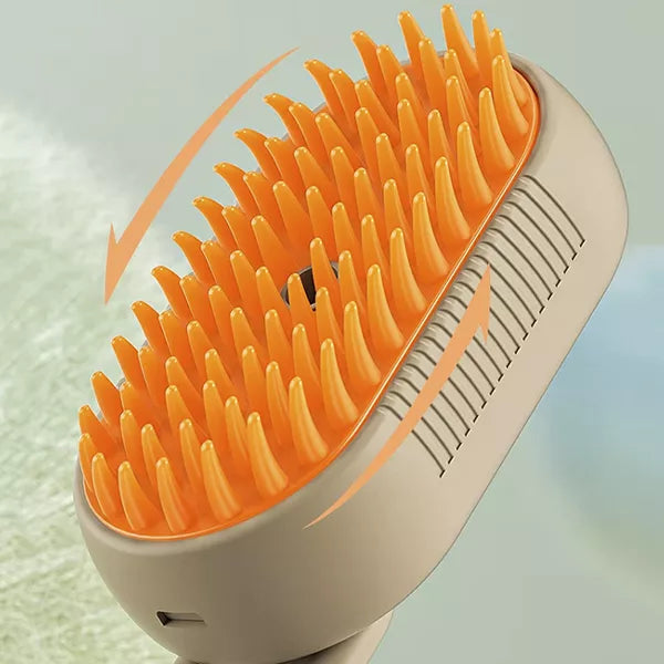 Brosse Anti-Poils avec Spray pour Chien et Chat | Toilettage Facile
