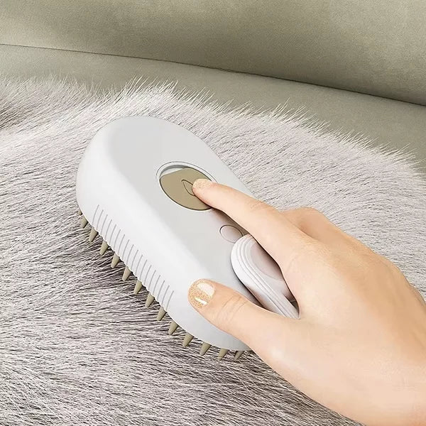 Brosse Anti-Poils avec Spray pour Chien et Chat | Toilettage Facile