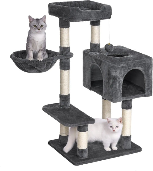 arbre à chat 100cm avec niche et hamac